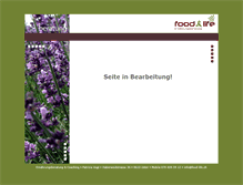 Tablet Screenshot of food-life.ch